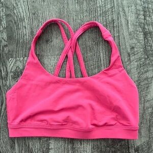 Women's Pink Sports Bra